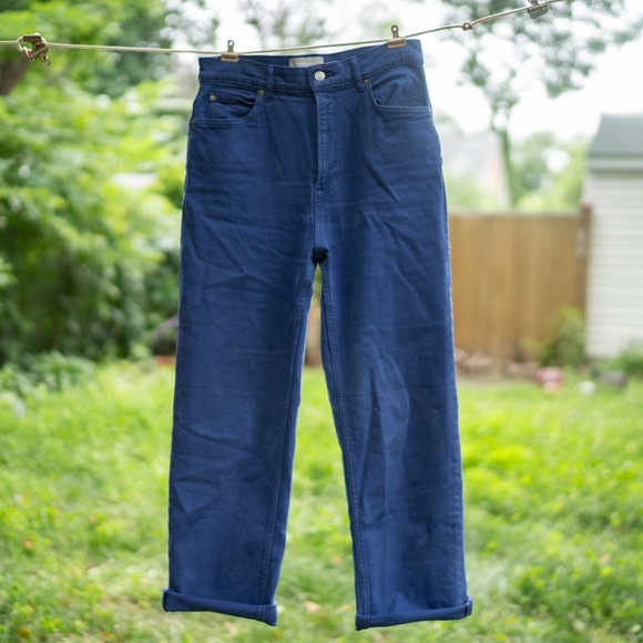 Everlane Way High Jean in cobalt blue - Picture 1 of 6
